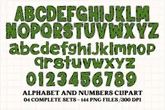Christmas Alphabet png clipart, christmas letters doodle Product Image 4