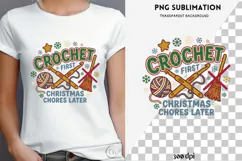 Christmas crochet png design for T-shirts Product Image 4