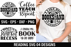 Reading SVG Design - I Like Big Books and I Cannot Lie Product Image 1