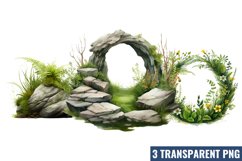 Spring Grass Overlays Clipart, Product Image 1
