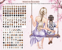 Motherhood Swing Clipart Portrait Creator Product Image 4