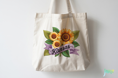 USA State Flowers Embroidery Clipart Product Image 4