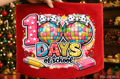 100 Days of School Disco Ball PNG Design 100 days of school Product Image 5