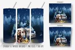 Christmas Camping Tumbler Wrap 20oz Product Image 5