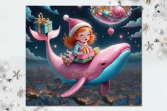 Christmas Fairy tale | 4 Skinny Tumbler Sublimation Designs Product Image 4