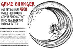 130 Fine Liners For Procreate, Micron Brushes Procreate Product Image 4