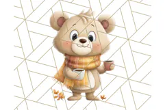 Woodland Autumn Critters PNG Clipart, Cute Fall Animals Product Image 4