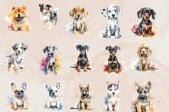 75 Variations cute dog watercolor Product Image 4
