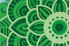 Mandala 3D Multilayer SVG/ 3D mandala/ Mandala paper cut Product Image 8