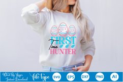 First Time Hunter SVG Cut File Product Image 3