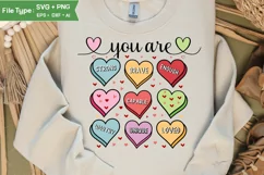 Self Love Valentine PNG Heart Christian | Valentine Quote Product Image 1
