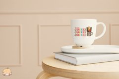 Retro Coffee Quotes Sublimation PNG 06 Product Image 4