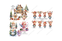 Christmas Mega Clipart Bundle, Xmas Clipart, Huge Bundle Product Image 3