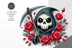 Halloween clipart, Death clipart, Autumn clipart Product Image 1