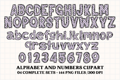 Father’s Day Alphabet clipart, father’s day letters doodle Product Image 4