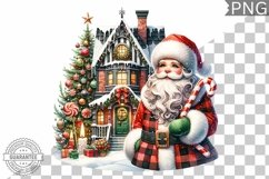 Christmas Santa Sublimation - Clipart PNG Design Product Image 1