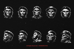 10 Bundle Dark Art Che Guevara Fighter revolution Military Product Image 6