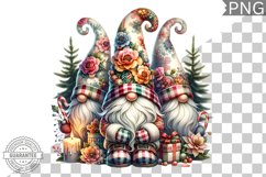 Christmas Gnome Sublimation - Clipart PNG Design Product Image 1