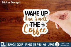Coffee sticker design, Coffee design Product Image 1