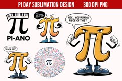 Pi Day Sublimation PNG Product Image 1