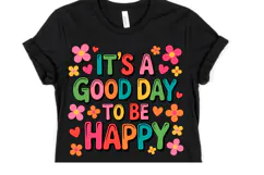 It's a Good day to be happy svg | Shirt Svg Product Image 3