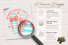 Saltwater Sunshine Sandy Toes png, Beach Summer DTF Product Image 4