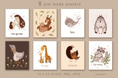 Mother and baby collection, Cute animals clipart &amp; patterns Product Image 4
