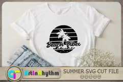Beach Vibes Svg, Beach Svg, Summer Svg, Tropical Svg Product Image 4