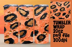 Fashionable Leopard Print Tumbler Wraps Product Image 1