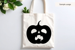 Drooling Jack O Lantern Pumpkin SVG Product Image 4
