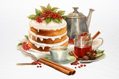 Christmas Holiday Baking Clipart PNG Product Image 4