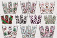 Christmas Tumbler 20oz Skinny Straight Sublimation files Product Image 4