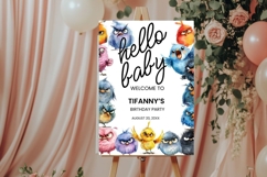 Baby Shower Welcome Sign Template 126 Product Image 3