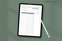 Morning Routine Tracker Template | Editable Canva Product Image 3