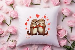 Valentines Day Animal Couple Sublimation, Christmas Clipart Product Image 4