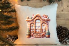 Christmas Santa House Clipart, Christmas PNG Product Image 4