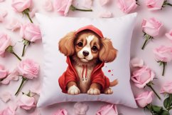 Cute Valentine Dog Clipart, Valentines Day Dog Clipart Product Image 4