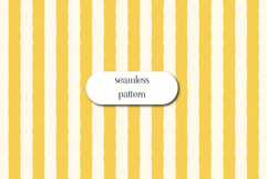 Yellow Wavy Stripes Seamless Pattern Background Product Image 1