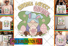 Enchanted TSHIRT Designs PNG, Easter Gnome Product Image 1