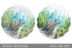 Turtle Wind Spinner Design. Sea Turtle Wind Spinner Product Image 1