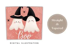 Kids Halloween Tumbler Print, Boo Halloween Ghosts Tumbler Product Image 4