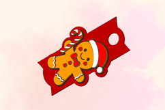 Christmas Gingerbread Man 40 OZ Tumbler, 3D Printinting Product Image 4