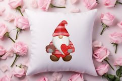 Gnome Watercolor Valentines Clipart, Valentines Clipart Product Image 4