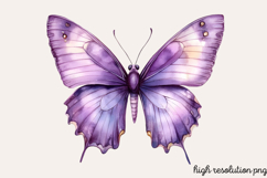 Pastel Easter Butterflies Clipart PNG Product Image 1