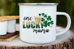 One Lucky Mama Png | Digital Download | File For Sublimation Product Image 3