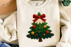 Chunky Yarn Christmas Tree Sublimation, Christmas Png Product Image 4