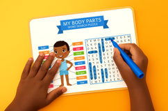 My Body Parts. Learning Flashcards Product Image 5