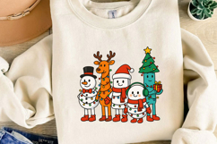 Cute Christmas Characters Sublimation, Christmas png Product Image 3