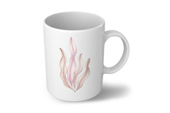 Wavy Ocean Seaweed Pastel Plant Aquatic Flora PNG Summer Product Image 6