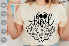 BOO - tiful SVG Cut Files/ Halloween BABY Shirt Design Product Image 1
